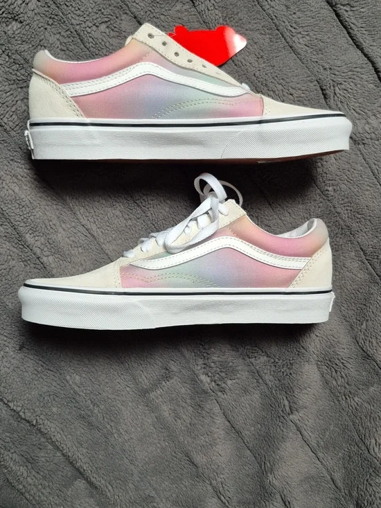 Vans Old Skool Unisex Aura Shift Suede Beige & Pastel Sneakers SZ 6.5 M/8 W, NWT - Picture 12 of 14